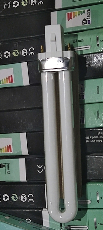 Ультрафиолетовая лампа сменная 9W (UV-9W 365 nm) G-23 85шт, фото №7