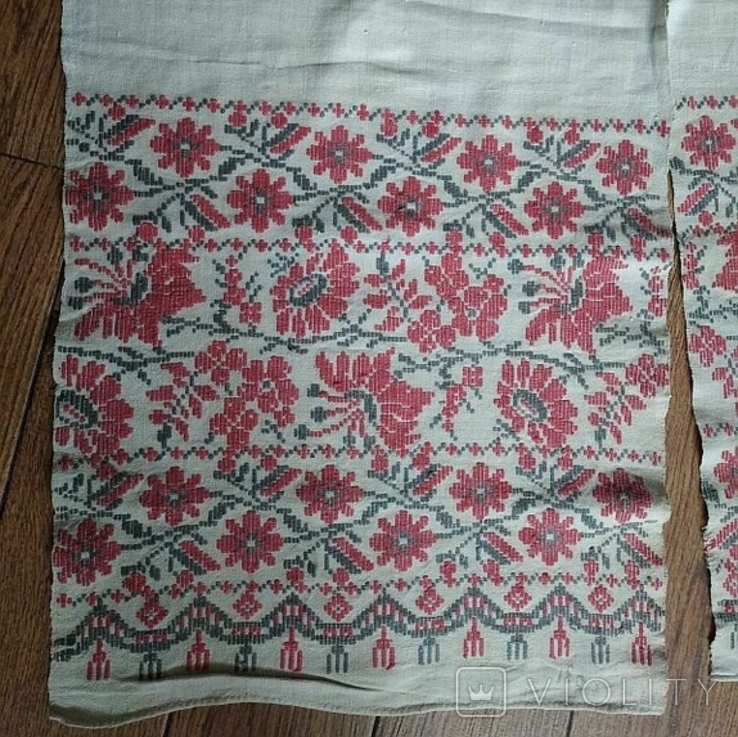 Homespun rabbit towel ( 19th century ) No 64, photo number 3