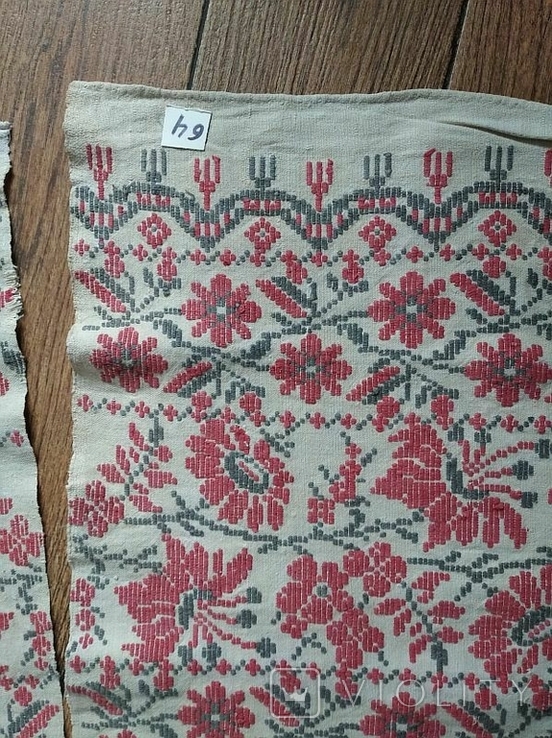Homespun rabbit towel ( 19th century ) No 64, photo number 6