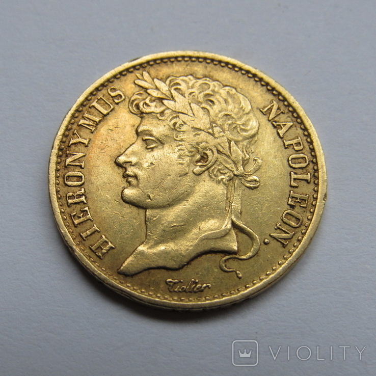 20 франков 1811 г. Вестфалия, фото №2
