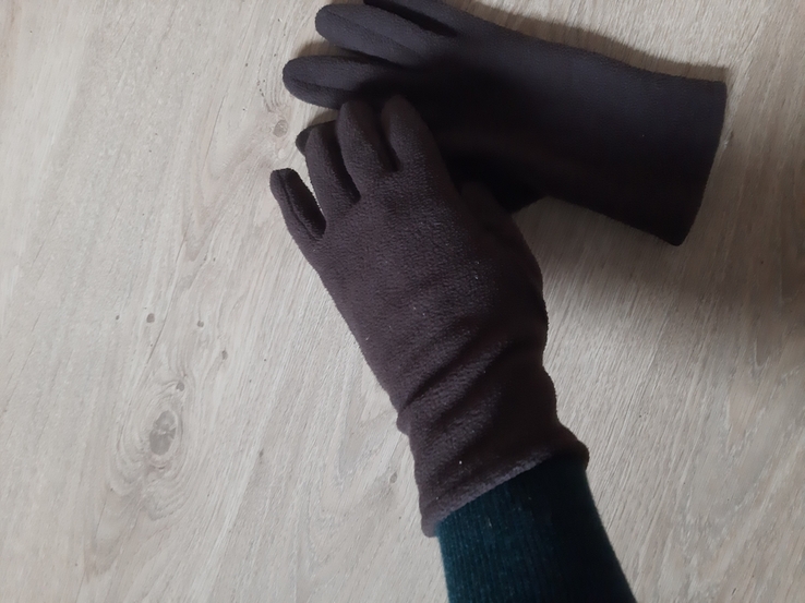 Флисовые перчатки унисекс в отличном состоянии, photo number 4