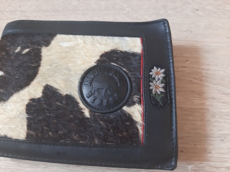 Кожаный женский кошелек от известного брендам Michel Jordi оригинал в отличном состоянии, numer zdjęcia 3