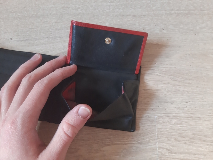 Кожаный женский кошелек от известного брендам Michel Jordi оригинал в отличном состоянии, numer zdjęcia 6