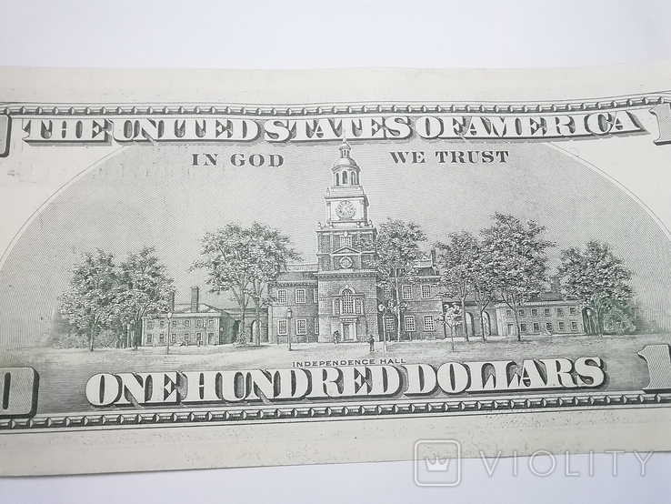  100 Долларов сто доларів США, оригінал 2006 року, #50255565, фото №3