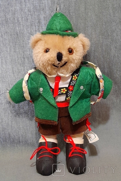 Soft Vintage Toy Teddy Bear in the National Austrian Kastum Tracht, photo number 2