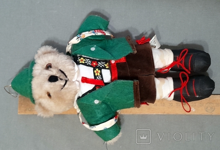 Soft Vintage Toy Teddy Bear in the National Austrian Kastum Tracht, photo number 7