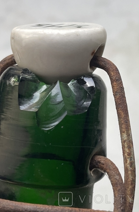 Бутылка пиво новая Бавария с керамической крышкой, фото №9