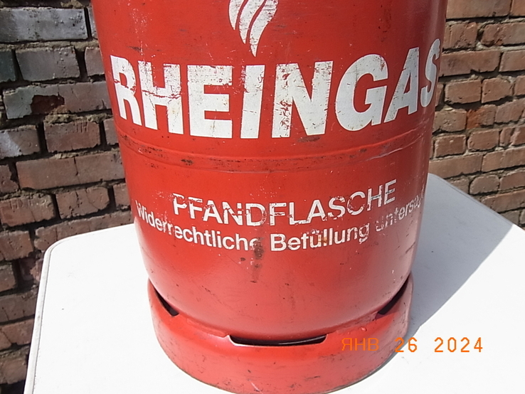 Балон Газовий RHEINGAS №- 7 55х30 см думаю що на 27 літр з Німеччини, фото №7