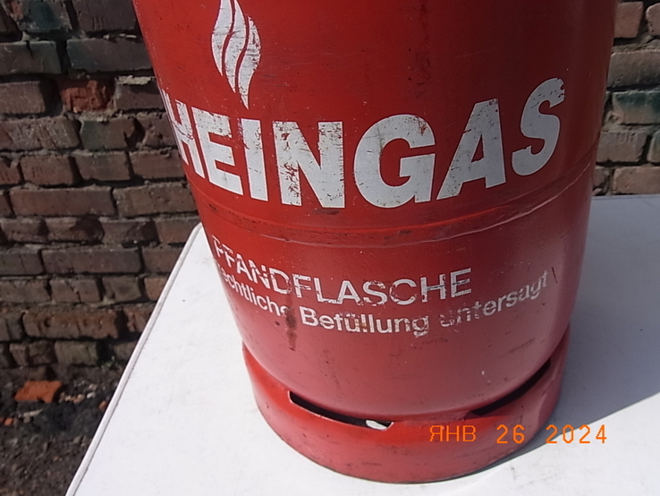 Балон Газовий RHEINGAS №- 7 55х30 см думаю що на 27 літр з Німеччини, фото №8