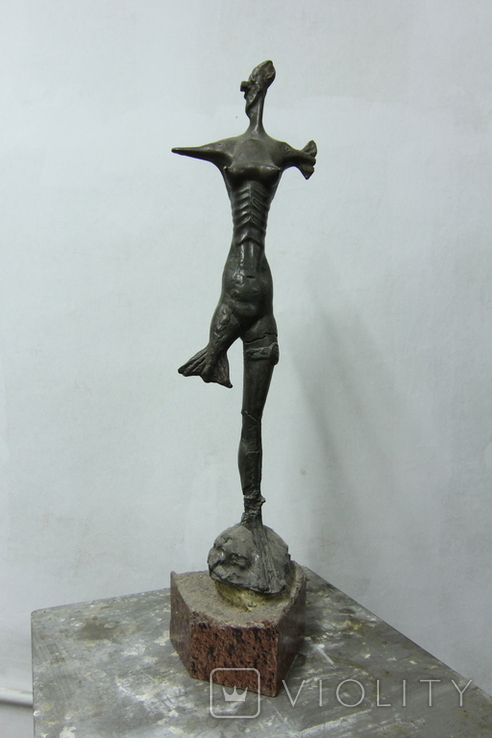 Авторская скульптура "Русалка" 2013 год, фото №4