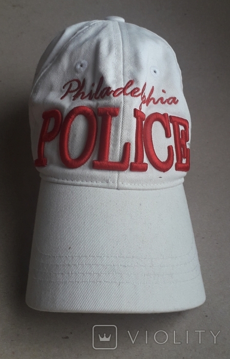 США, полиция Филадельфии, кепка-бейсболка, мотопатруль объемн.вышивка., фото №4