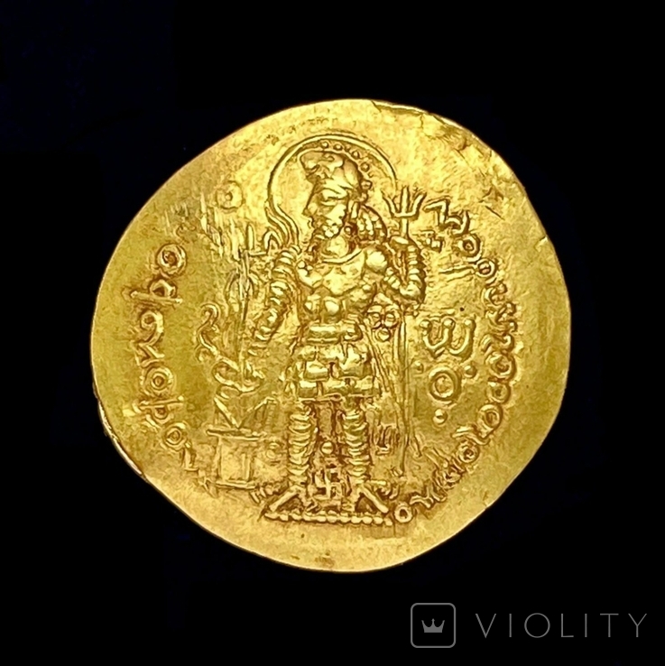 Золотий динар, Кушано-Сасаніди, кушаншах Пероз I, 245-270 р.р., photo number 2