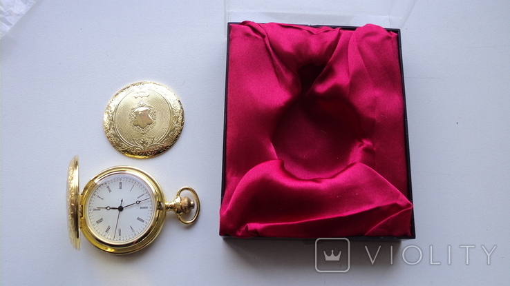 Pocket watch, quartz, box, excellent, photo number 3