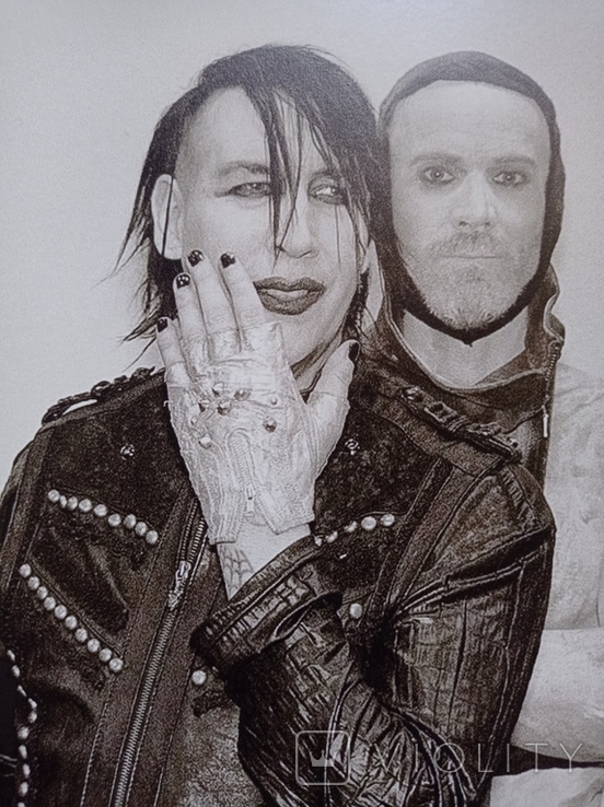 Постер-плакат рок группы Рамштайн и Мэрилин Мэнсон (Rammstein and Marilyn  Manson) – на сайте для коллекционеров VIOLITY | Купить в Украине: Киеве,  Харькове, Львове, Одессе, Житомире
