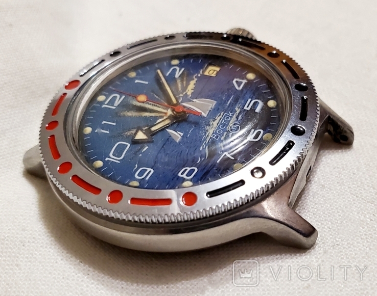 Vostok-Amphibia watch in stainless steel case with automatic winding 2616 ChCZ, photo number 4