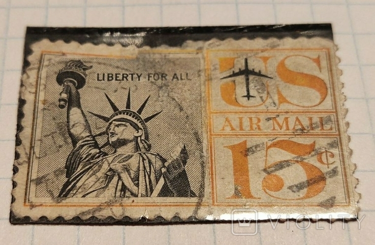 Статуя свободы Почтовая марка