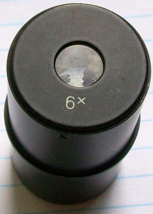 Окуляр микроскопа 6х кратный к микроскопу., photo number 3
