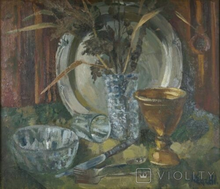 Oil Painting Still life with a glass Painting Artist Efremov Kim Evgenievich, photo number 6