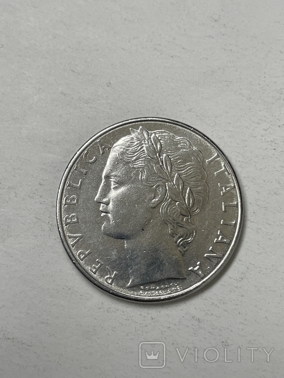 Coins of Italy Selection - 50 lire, 100 lire, 200 lire lir REPUBLICA ITALIANA, photo number 9