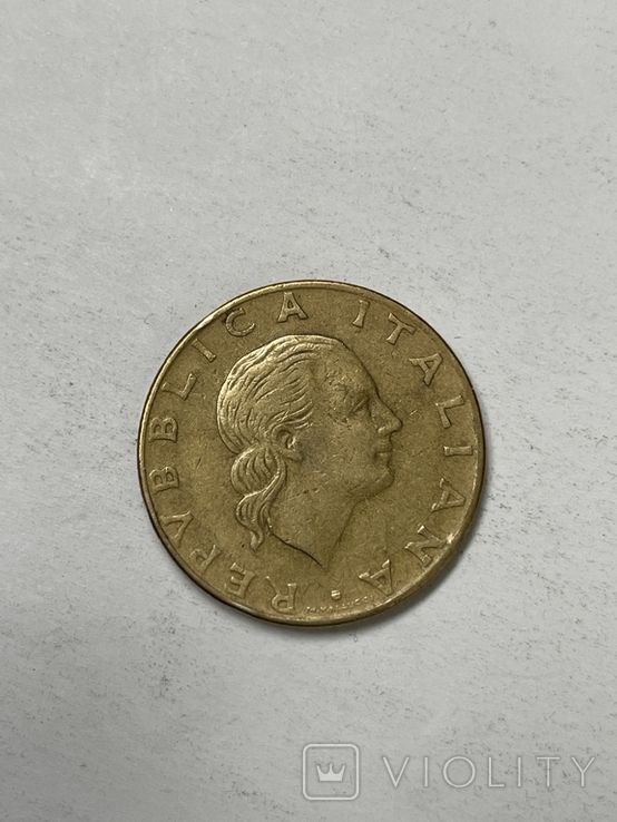 Coins of Italy Selection - 50 lire, 100 lire, 200 lire lir REPUBLICA ITALIANA, photo number 12