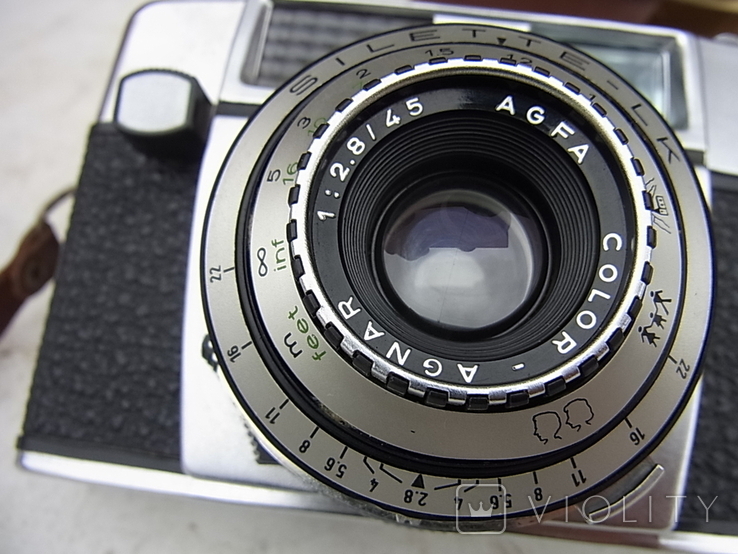 Фотоапарат AGFA з обєктивом SILET TE - LK Agfa Color Agnar 1:2.8/45 з Німеччини, фото №12