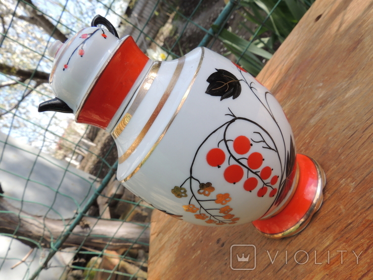 Експорт чайник для зберігання чаю з червоної смородини ЛФЗ кришка чайника Made USSR, фото №4