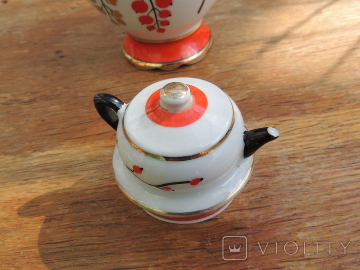 Експорт чайник для зберігання чаю з червоної смородини ЛФЗ кришка чайника Made USSR, фото №9