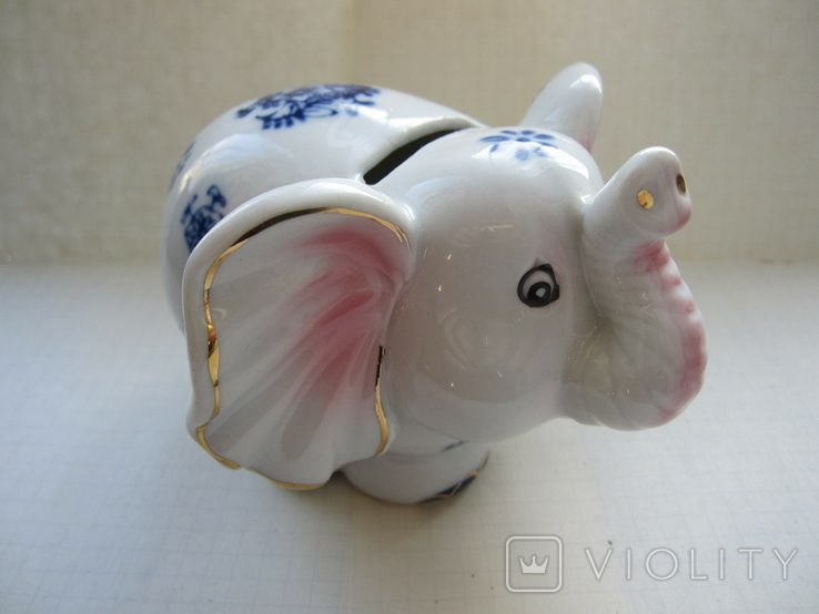 Piggy bank porcelain elephant