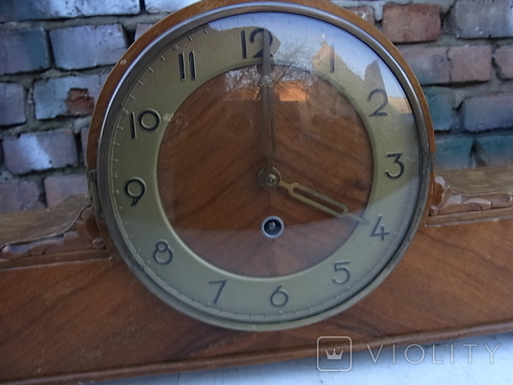 Годинник Камінний з маятником 1957р. з механізмом HALLES UPG, фото №3