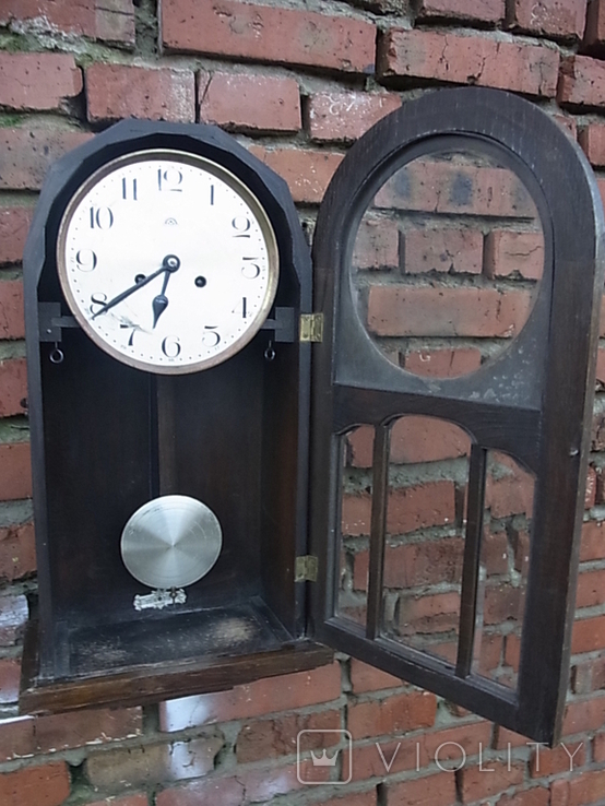 WALL MOUNTED CLOCK HALLER. A.G with HALLER mechanism. A.G from Germany, photo number 10