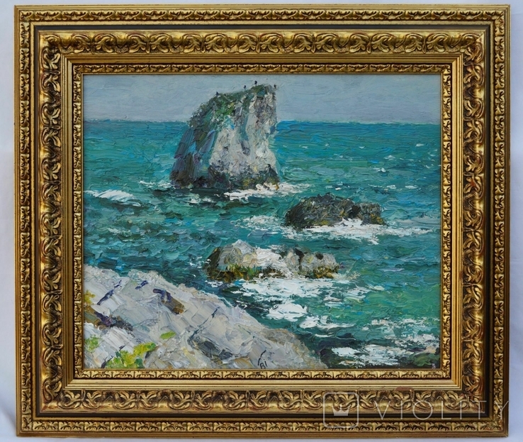 Картина "Кримські скелі" 2005 рік. Художник Гурін В.І., фото №2