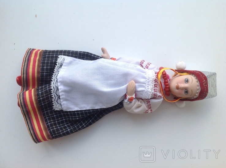 Фарфоровая кукла в национальных костюмах СССР, фото №5
