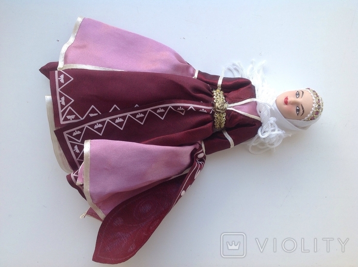 Фарфоровая кукла в национальных костюмах СССР, фото №5