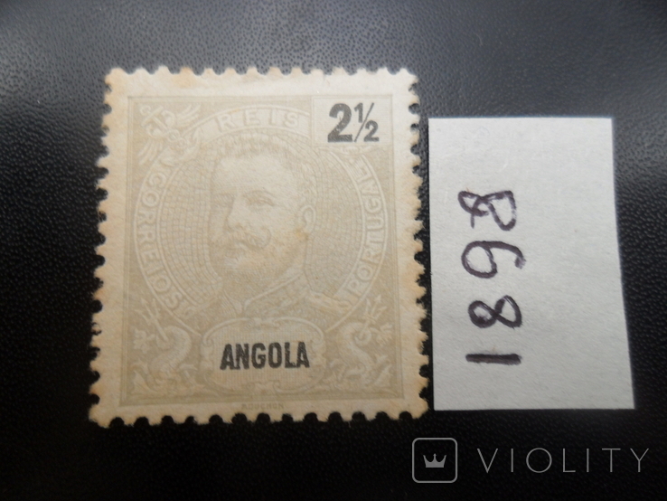 Colonies of Portugal. Angola. 1898 King