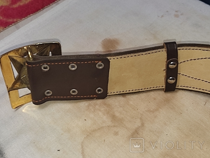 Vintage. General's belt with a belt. USSR, photo number 11