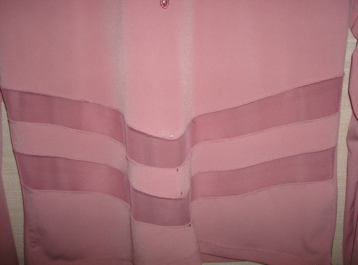 Красивая блузка розовая с кружевом Турция, numer zdjęcia 7