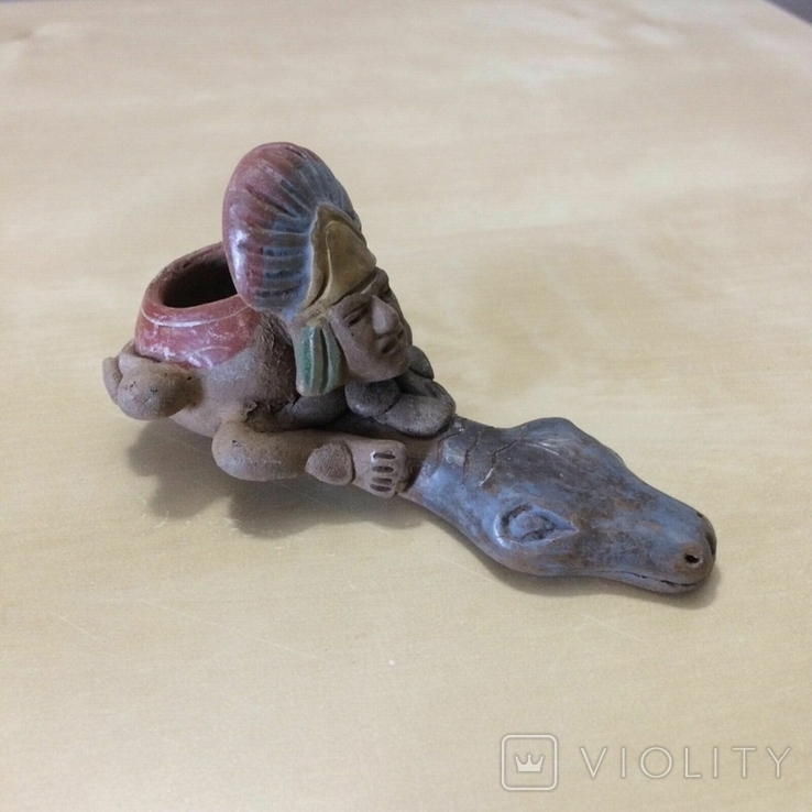 Глиняна курильна люлька Перу, photo number 7
