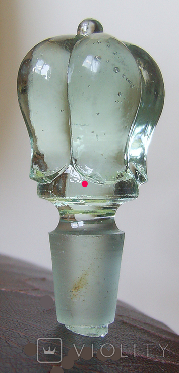 Стеклянная пробка от бутылки №32, фото №2
