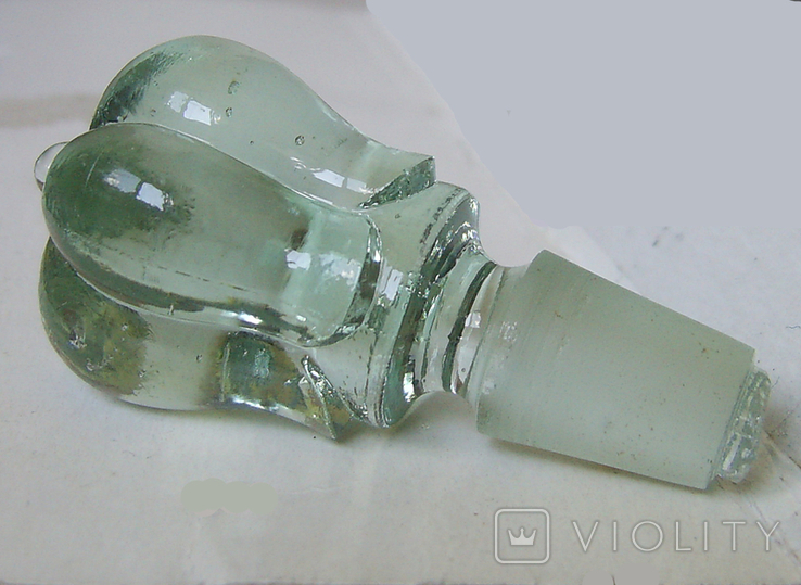 Стеклянная пробка от бутылки №32, фото №5