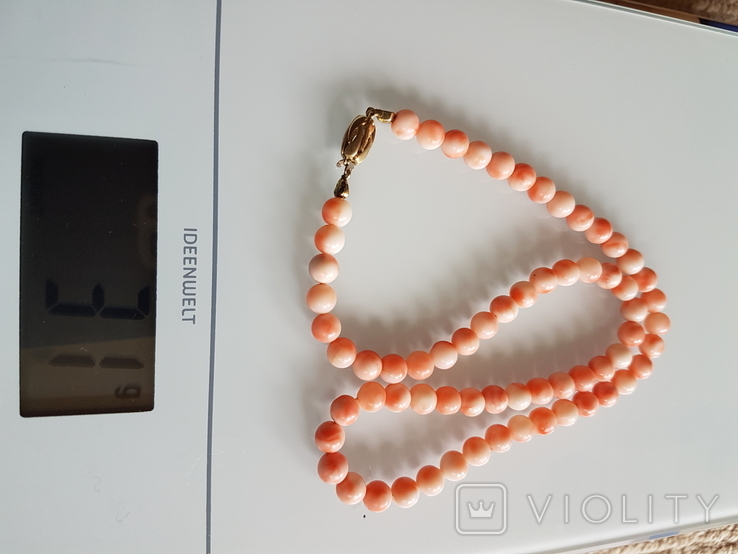 Coral necklace, coral beads, photo number 3