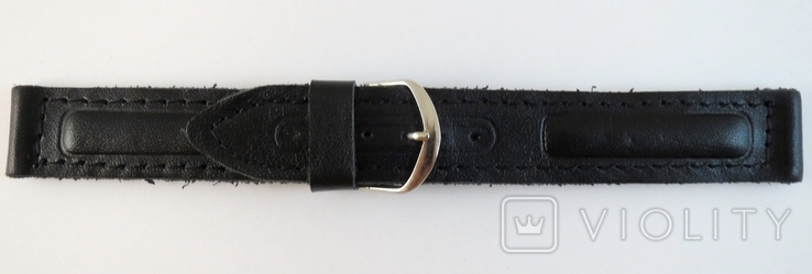 New 18mm Leather Straps. 10 pieces. Black, photo number 5