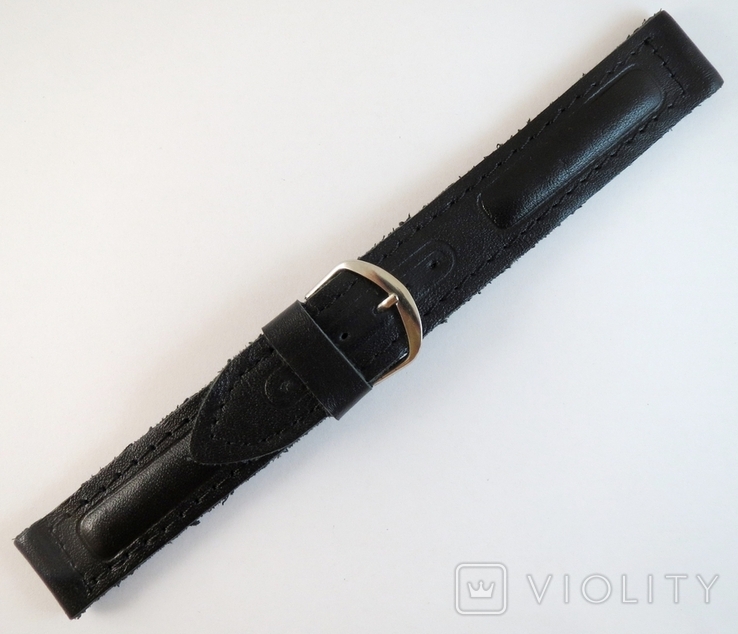 New 18mm Leather Straps. 10 pieces. Black, photo number 6