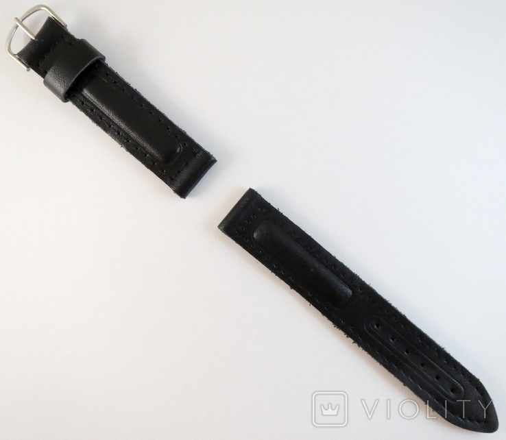 New 18mm Leather Straps. 10 pieces. Black, photo number 9