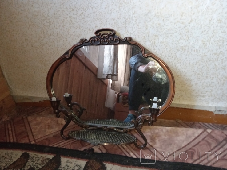 Старовинне антикварне дзеркало, фото №3