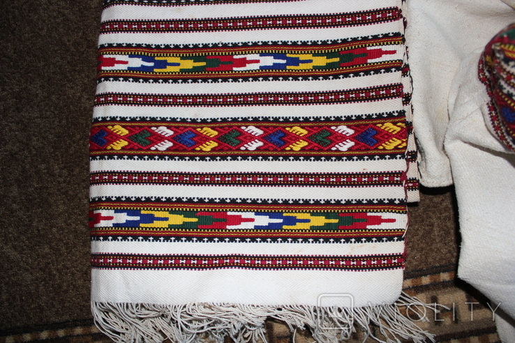 Pokutska homespun tablecloth (obrus) and pishvy., photo number 4
