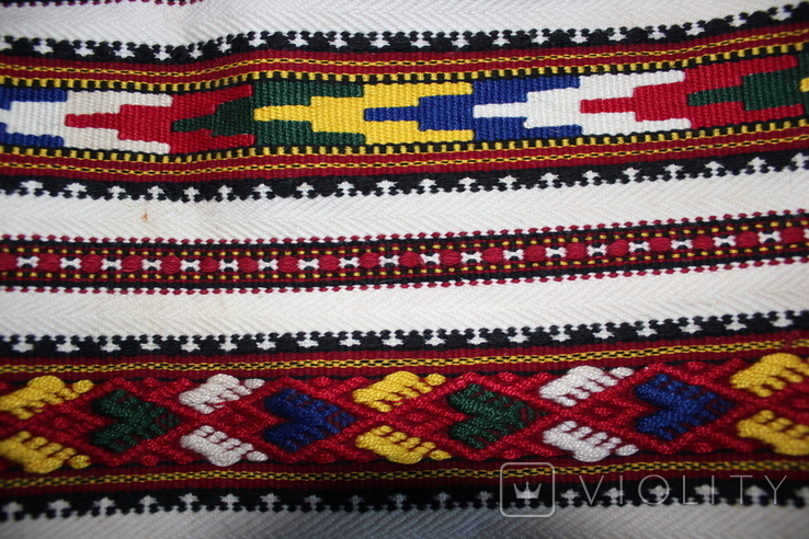 Pokutska homespun tablecloth (obrus) and pishvy., photo number 7