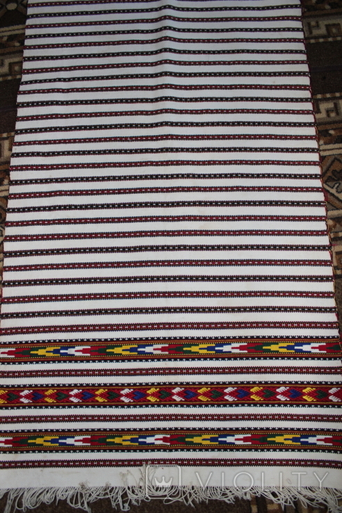 Pokutska homespun tablecloth (obrus) and pishvy., photo number 12