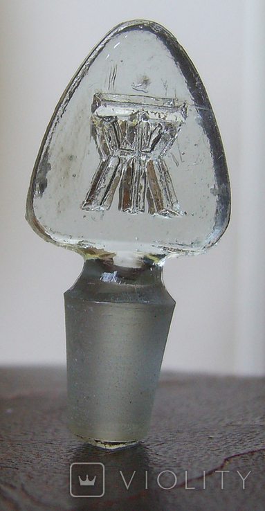Стеклянная пробка от бутылки ТЖ №33, фото №2