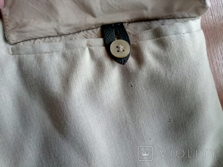 Men's trousers, polyester, with a belt made of leatherette.Razm.50.USSR., photo number 8