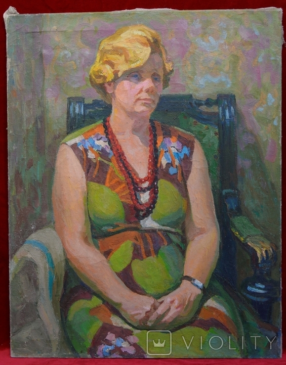 Підпис А.В. "Жіночий портрет", фото №2